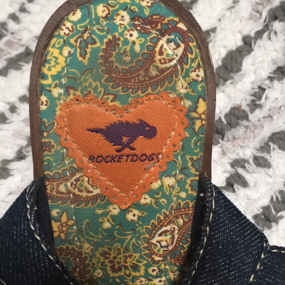 RocketDog-Strappy denim chunky heels - Picture 3 of 5